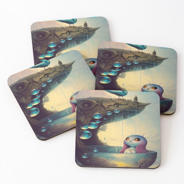 Item preview, Premium Surreal Dreamscape with Fantasy Characters	 designed and sold by skramstad.