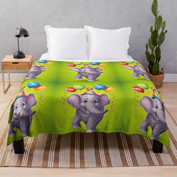 Item preview, Birthday Elephant. Birthday celebration, Cute Elephant, party animal, colorful elephant, elephant drawing designed and sold by ElephantVibes.