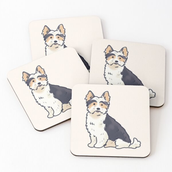 Item preview, Biewer Terrier dog art designed and sold by Artofmayara.