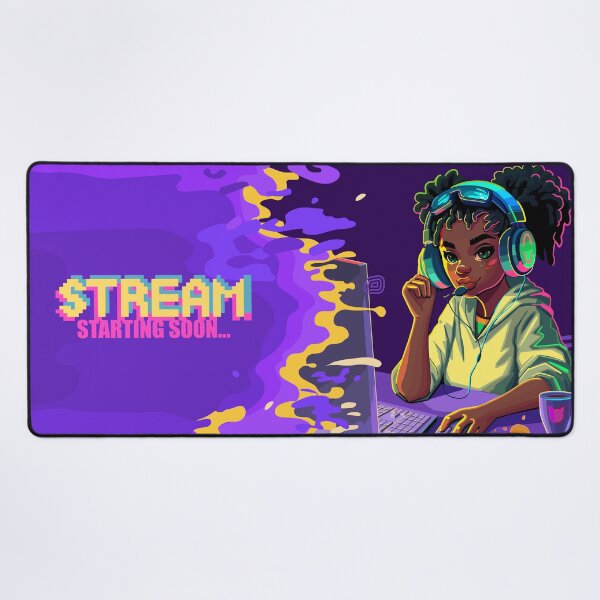 Item preview, African girl gamer designed and sold by Ekaterina Glazkova.