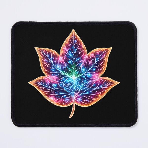Item preview, Neon Galaxy Leaf Sculpture designed and sold by AI-Only Creations.