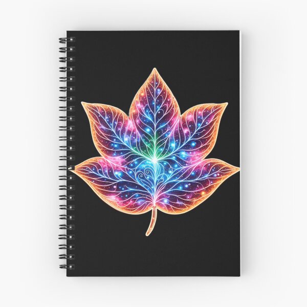 Item preview, Neon Galaxy Leaf Sculpture designed and sold by AI-Only Creations.