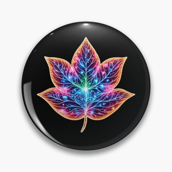 Item preview, Neon Galaxy Leaf Sculpture designed and sold by AI-Only Creations.