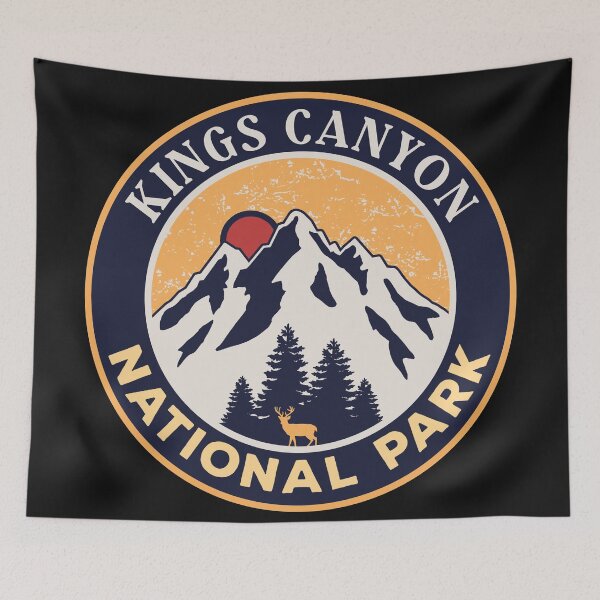 Item preview, Kings Canyon National Park-Vintage designed and sold by graphic-map.
