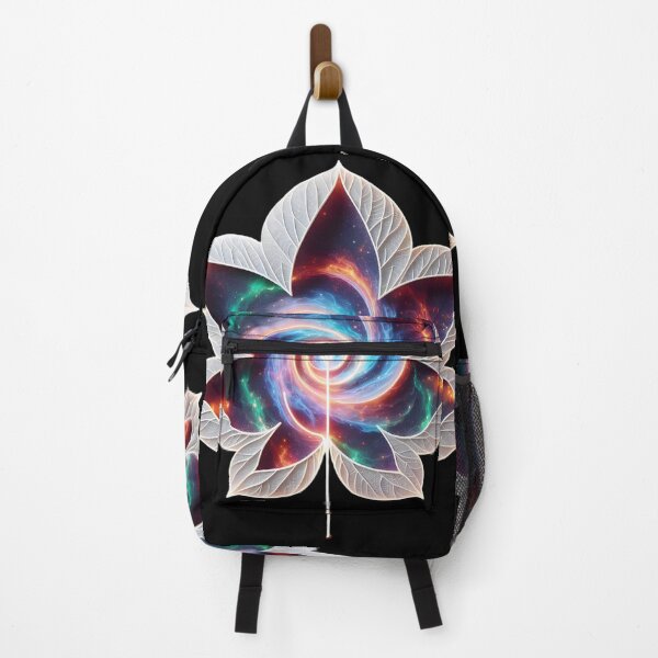 Item preview, Cosmic Neon Leaf Art designed and sold by AI-Only Creations.