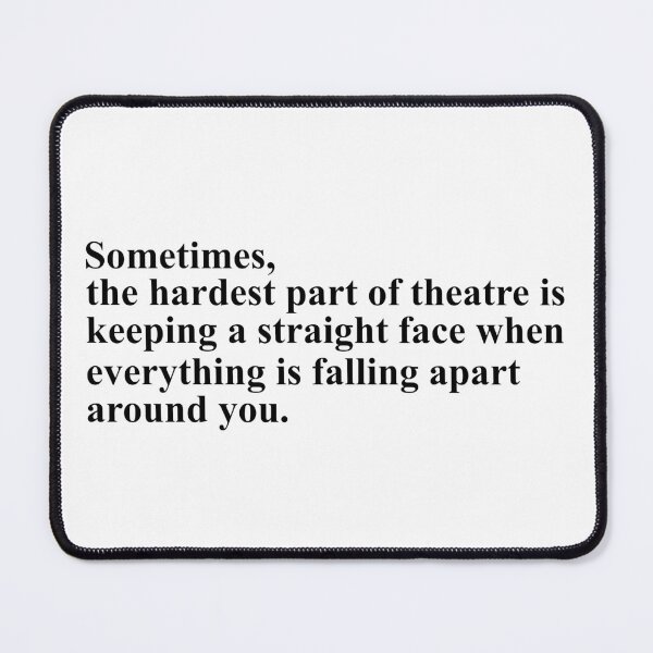 Item preview, when everything is falling apart - noises off designed and sold by Aesthetic Crew.