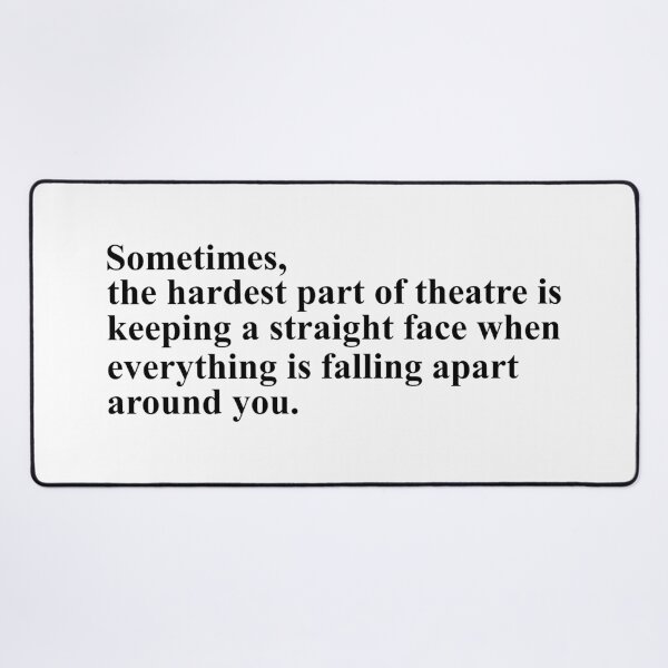 Item preview, when everything is falling apart - noises off designed and sold by Aesthetic Crew.