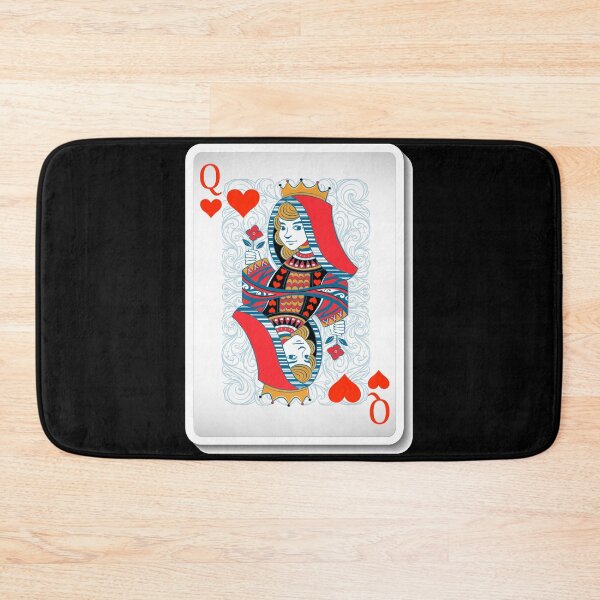 Item preview, queen of hearts, deck of cards, card game art designed and sold by Numbers-Art.