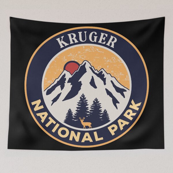Item preview, Kruger National Park-Vintage designed and sold by graphic-map.
