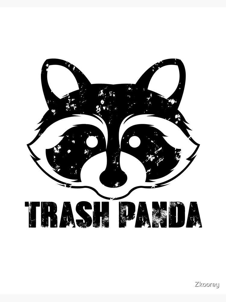 Trash Panda Raccoon Pandacoon Cute Panda Raccoon Lovers My Spirit Animal  is a Raccoon i love you trash panda meme Art Board Print for Sale by