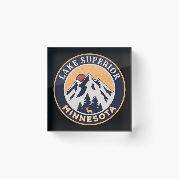 Item preview, Lake Superior Minnesota-Vintage designed and sold by graphic-map.