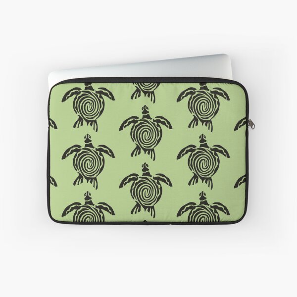 Item preview, Minimalistic line art of a swimming ocean sea turtle from above illustration designed and sold by The Red Shop.