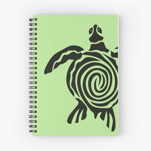 Item preview, Minimalistic line art of a swimming ocean sea turtle from above illustration designed and sold by The Red Shop.