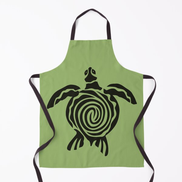 Item preview, Minimalistic line art of a swimming ocean sea turtle from above illustration designed and sold by The Red Shop.
