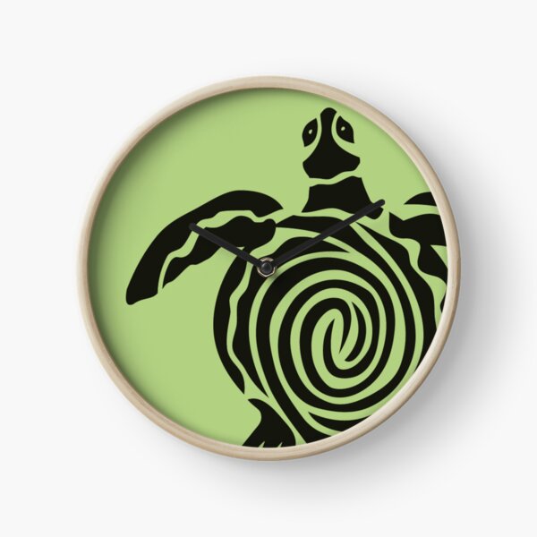 Item preview, Minimalistic line art of a swimming ocean sea turtle from above illustration designed and sold by The Red Shop.