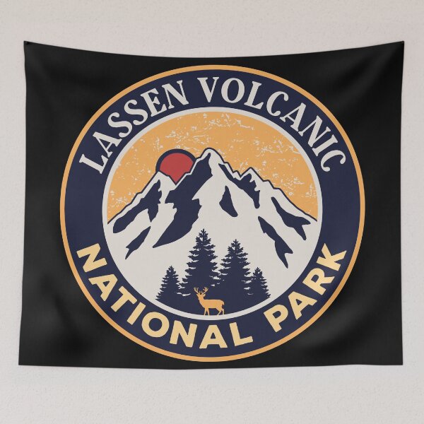 Item preview, Lassen Volcanic National Park-Vintage designed and sold by graphic-map.