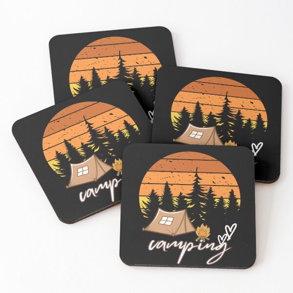 Item preview, Camping T-shirt summer vibes  designed and sold by AikoArtes.