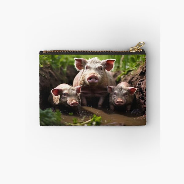 Aperçu de l'œuvre Une journée à la ferme avec les cochons créée et vendue par Collection de trésors .