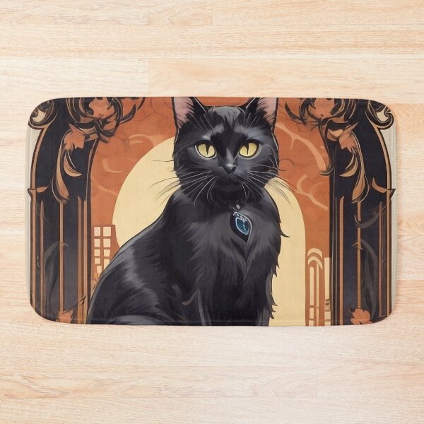 Item preview, Black cat designed and sold by M-Y-A-R-T-.