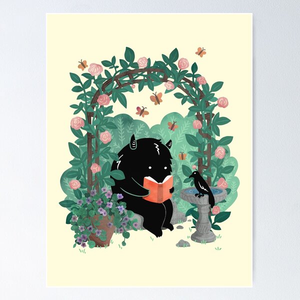 Item preview, A Quiet Summer Spot (Book Reading Monster) designed and sold by littleclyde.