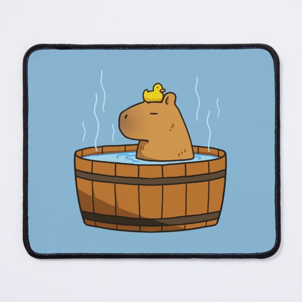Item preview, Cappybara Having A Bath designed and sold by InspiredByPros.