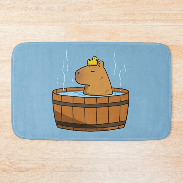Item preview, Cappybara Having A Bath designed and sold by InspiredByPros.