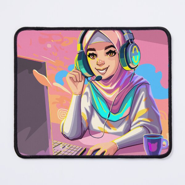 Item preview, Muslim girl gamer designed and sold by Ekaterina Glazkova.