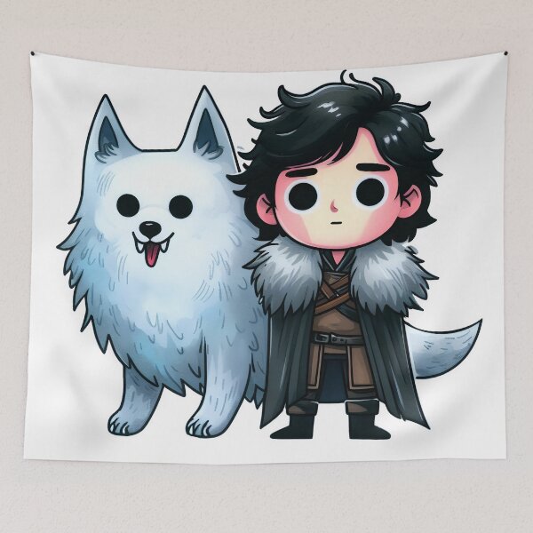Item preview, Jon Snow, fan art designed and sold by NadyaMichaels.