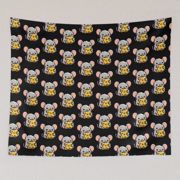 Item preview, Funny Mouse Eating Cheese - Mouse Lover designed and sold by Artistoos.
