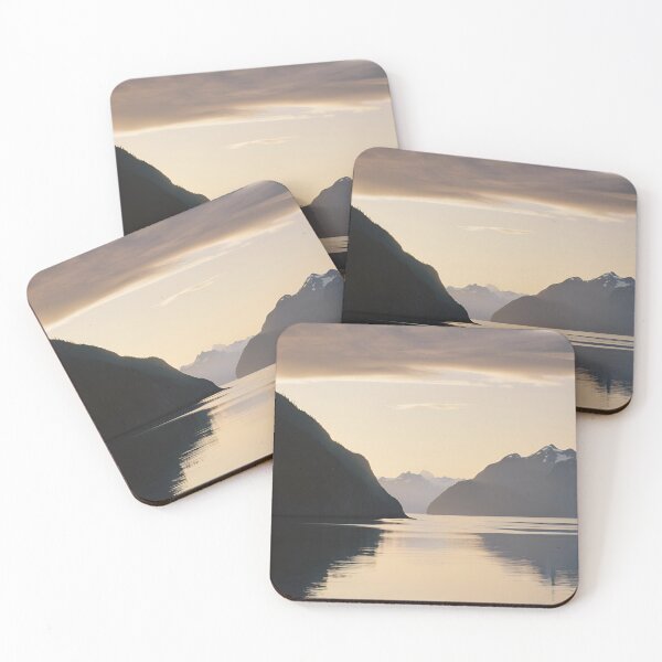Item preview, Inside Passage: Mountain and Island Silhouette designed and sold by GoodTripper.