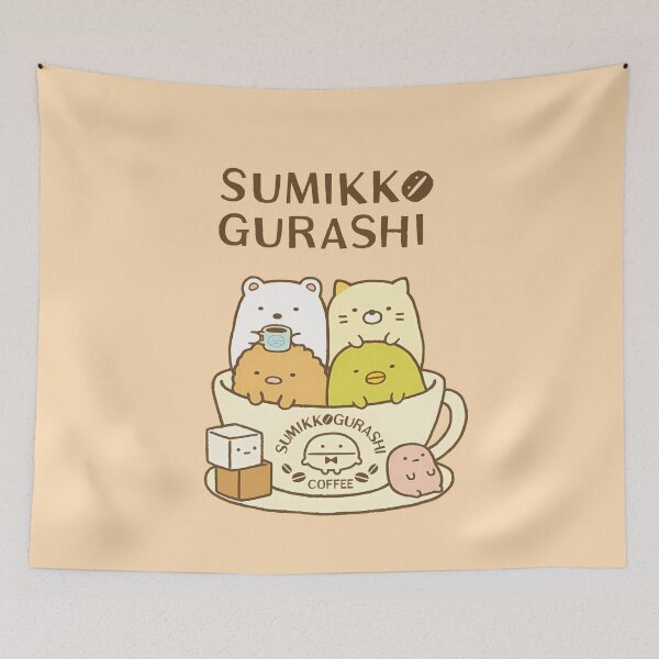 Item preview, Sumikko Gurashi - Adorable Coffee Time with Cozy and Cute Friends - Delightful Japanese Kawaii Art for Fans and Collectors designed and sold by FEBRICAST.