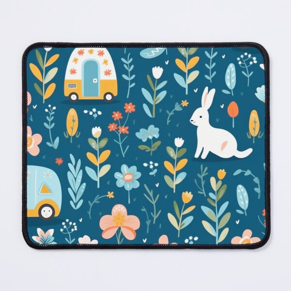 Item preview, vector art in the style of Matisse poster, johanna basford , calming colours designed and sold by Nanthikan.