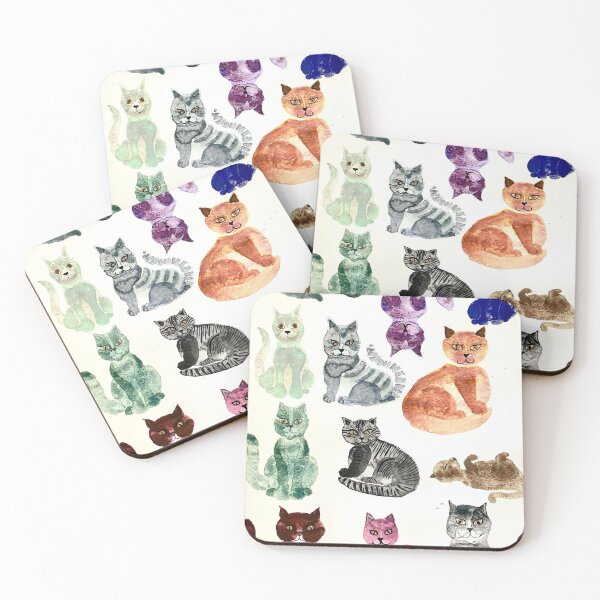 Item preview, Watercolour Cats designed and sold by AmyStorybook.