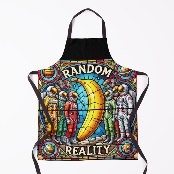 Item preview, Random Reality - The stained glass window of the astronauts and the banana designed and sold by Random-Reality.
