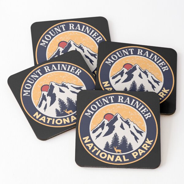 Item preview, Mount Rainier National Park-Vintage designed and sold by graphic-map.