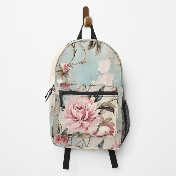 Item preview, Old vintage wallpaper with floral pattern designed and sold by Naturitude.