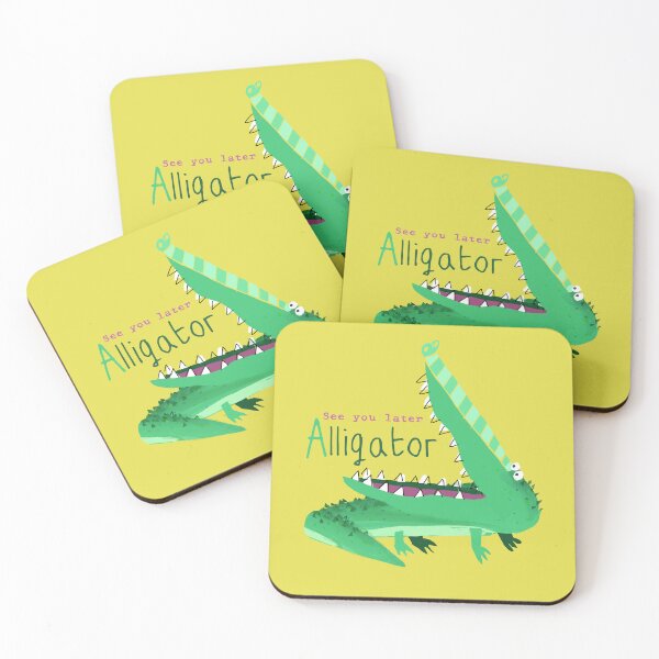 Item preview, See You Later Alligator! Funny Alligator Art by Carla Daly designed and sold by Carla Daly.