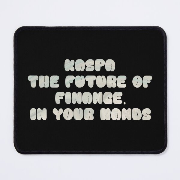 Item preview, Kaspa Crypto Wave Financial Tech Art designed and sold by RadDeck.