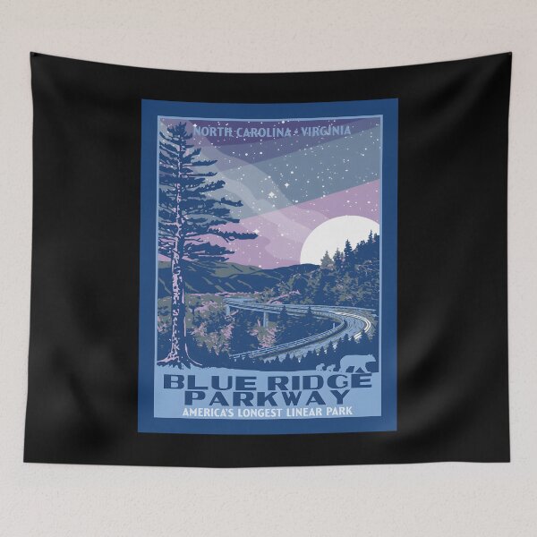 Item preview, Blue Ridge Parkway Original Wpa Style  National Park	 designed and sold by ztduelmchaun.