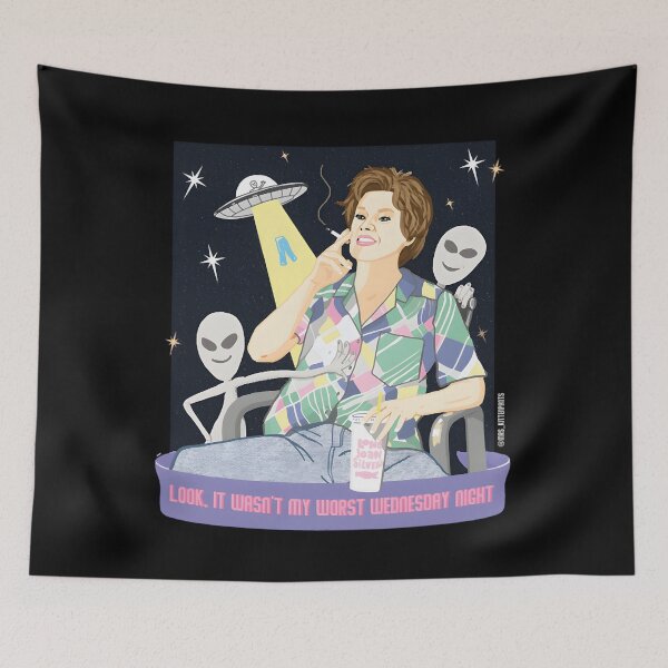 Item preview, Kate Mckinnon Snl Alien Abduction	 designed and sold by kcmassiahren.