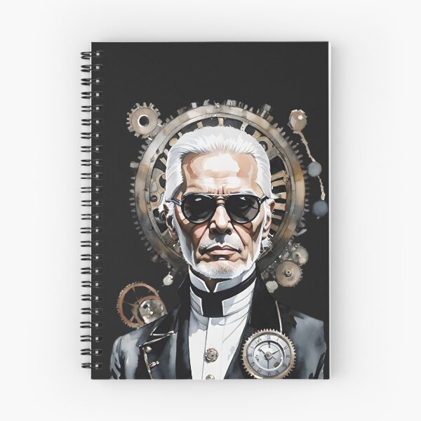 Artikelvorschau, Karl Lagerfeld als Steampunk entworfen und verkauft von IHImage.