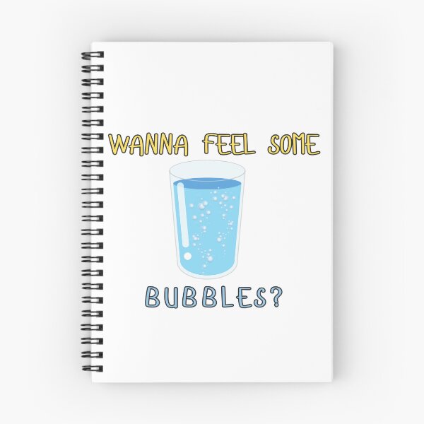 Item preview, Sparkling water funny phrase Wanna Feel Some bubbles? designed and sold by Pojak.
