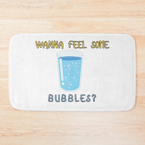 Item preview, Sparkling water funny phrase Wanna Feel Some bubbles? designed and sold by Pojak.