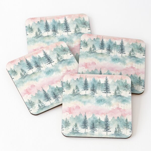 Item preview, Dreamy pastel forest designed and sold by Naturitude.