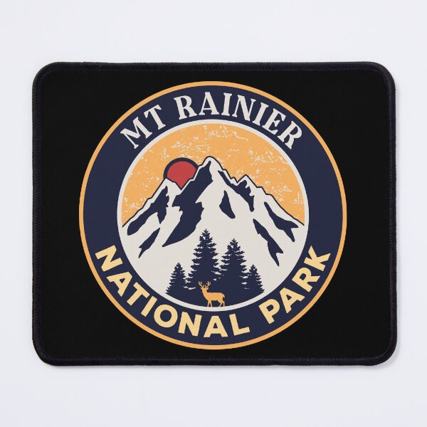 Item preview, Mt Rainier National Park-Vintage designed and sold by graphic-map.