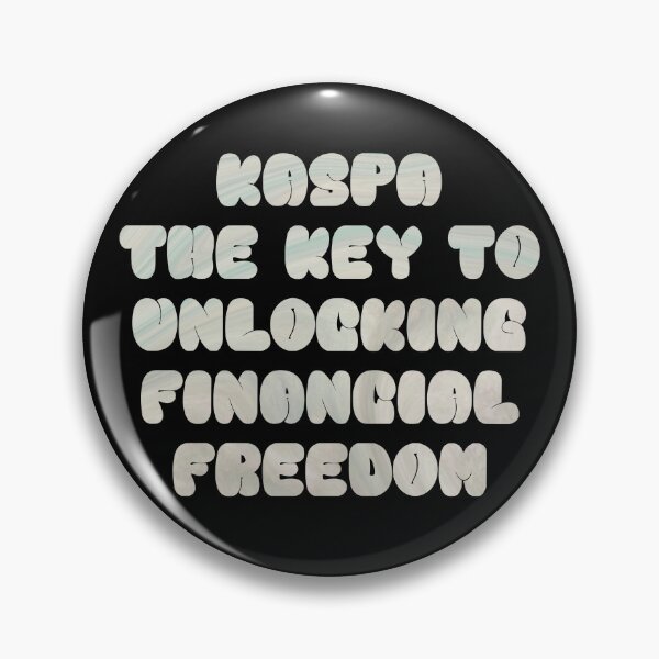 Item preview, Kaspa Digital Revolution Crypto Enthusiast Design designed and sold by RadDeck.