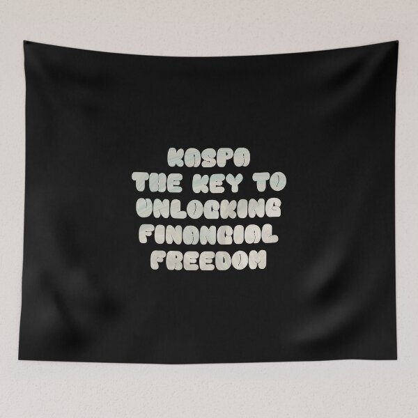 Item preview, Kaspa Digital Revolution Crypto Enthusiast Design designed and sold by RadDeck.