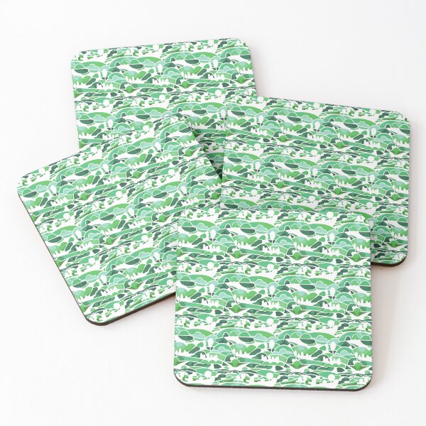 Item preview, Landscape minimal relax green feel vibe	 designed and sold by Alessandro Remo Mazzoni Remotextiles.