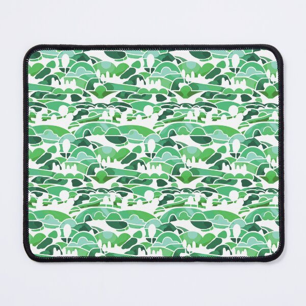 Item preview, Landscape minimal relax green feel vibe designed and sold by Alessandro Remo Mazzoni Remotextiles.