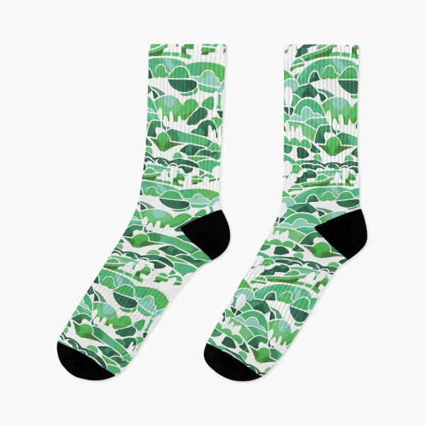 Item preview, Landscape minimal relax green feel vibe	 designed and sold by Alessandro Remo Mazzoni Remotextiles.